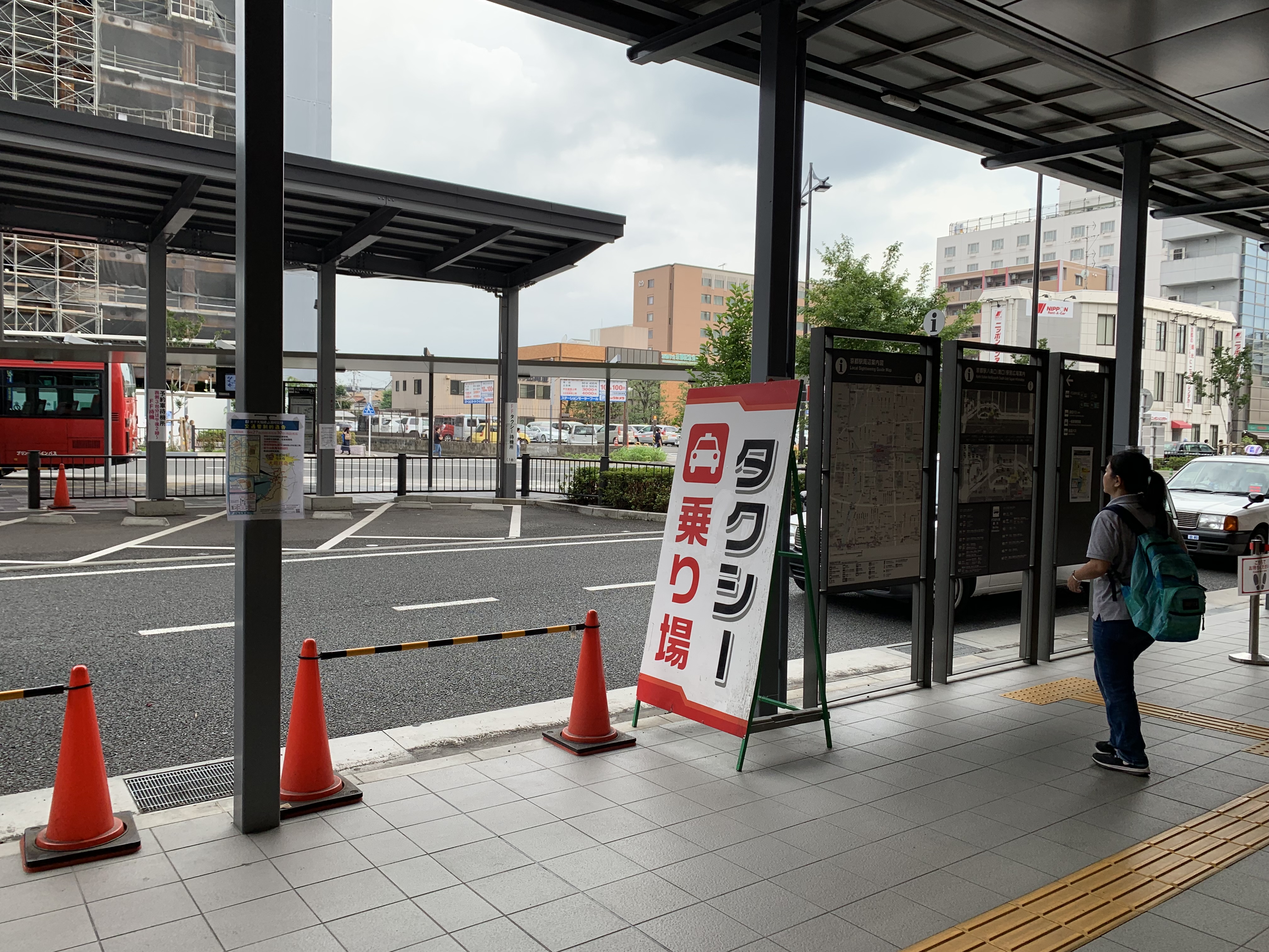 京都駅八条口のタクシー乗り場