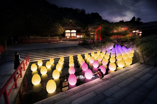 下鴨神社 糺の森の光の祭作品
