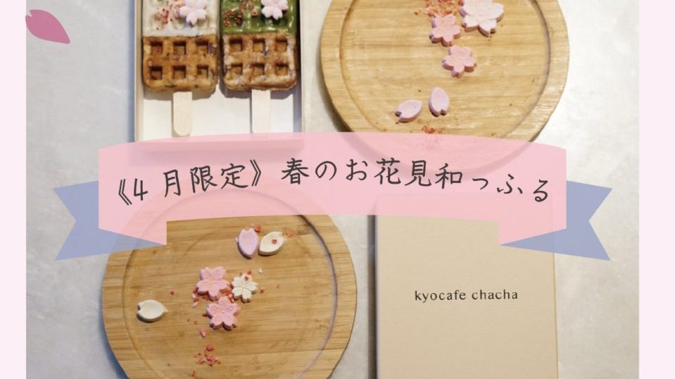 kyocafe chacha 三条店「お花見和っふる」