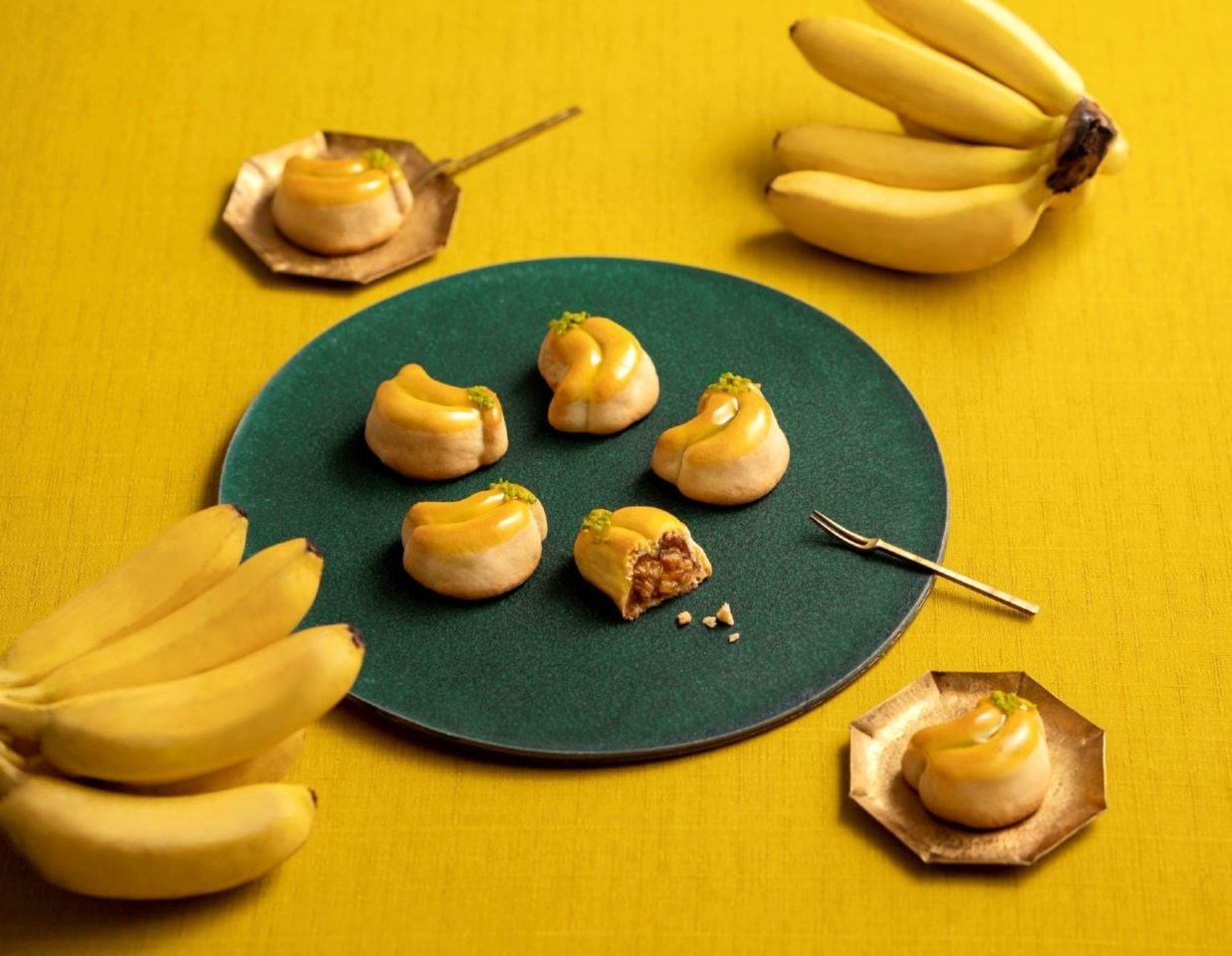 【京菓子處 鼓月】季節限定菓子「摘み果 バナナ」が2022年6月1日に新発売