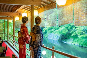 京都タワーホテル「川床での食事付き宿泊プラン」