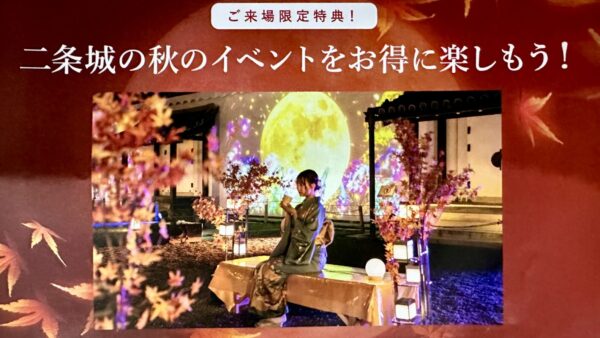 本丸御殿公開記念「NAKED夏まつり 2024 世界遺産・二条城」に来場された方、チケットは捨てないで！