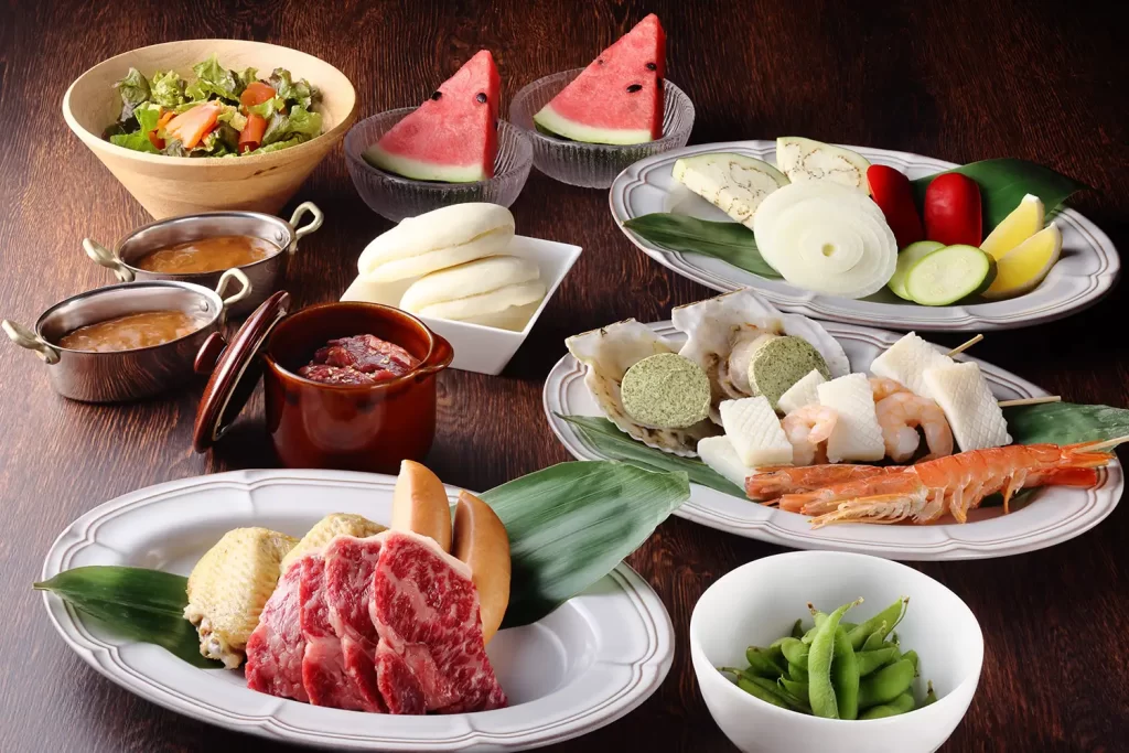 【琵琶湖ホテル】 「屋上アウトドアバーベキュー 星」