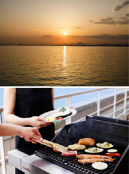 【琵琶湖ホテル】 「屋上アウトドアバーベキュー 星」