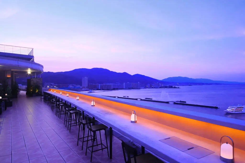 【琵琶湖ホテル】 「屋上アウトドアバーベキュー 星」