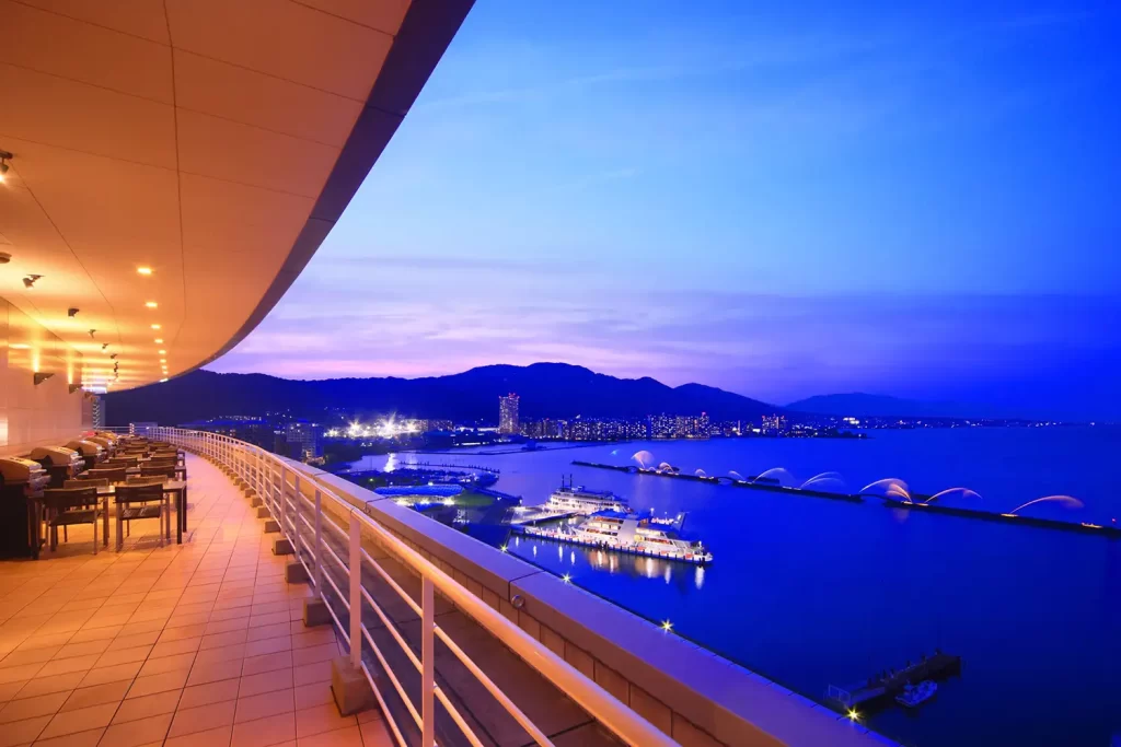 【琵琶湖ホテル】 「屋上アウトドアバーベキュー 星」