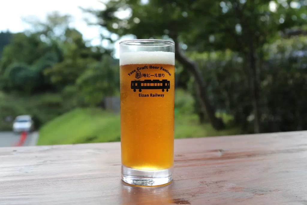 八瀬えいでん《駅》地ビール祭り