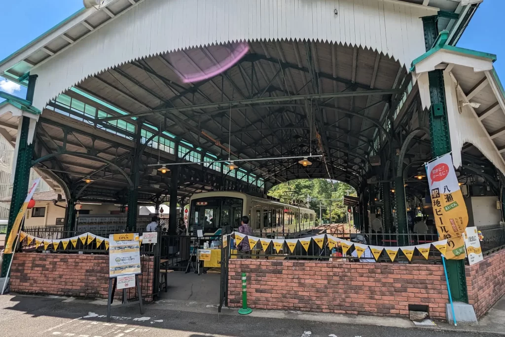 八瀬えいでん《駅》地ビール祭り
