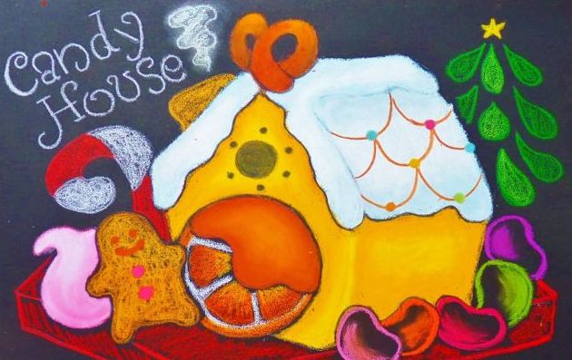 チョークアート体験（A5サイズ・A3サイズ）