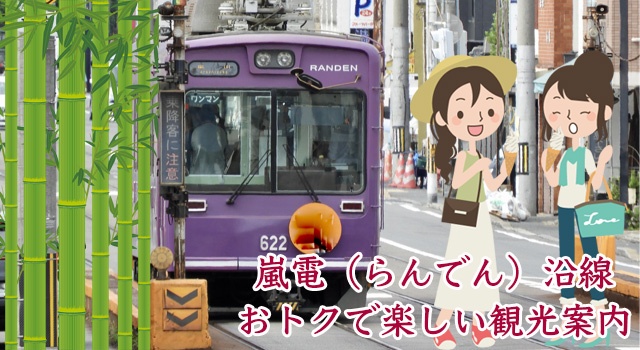 嵐電 沿線観光案内