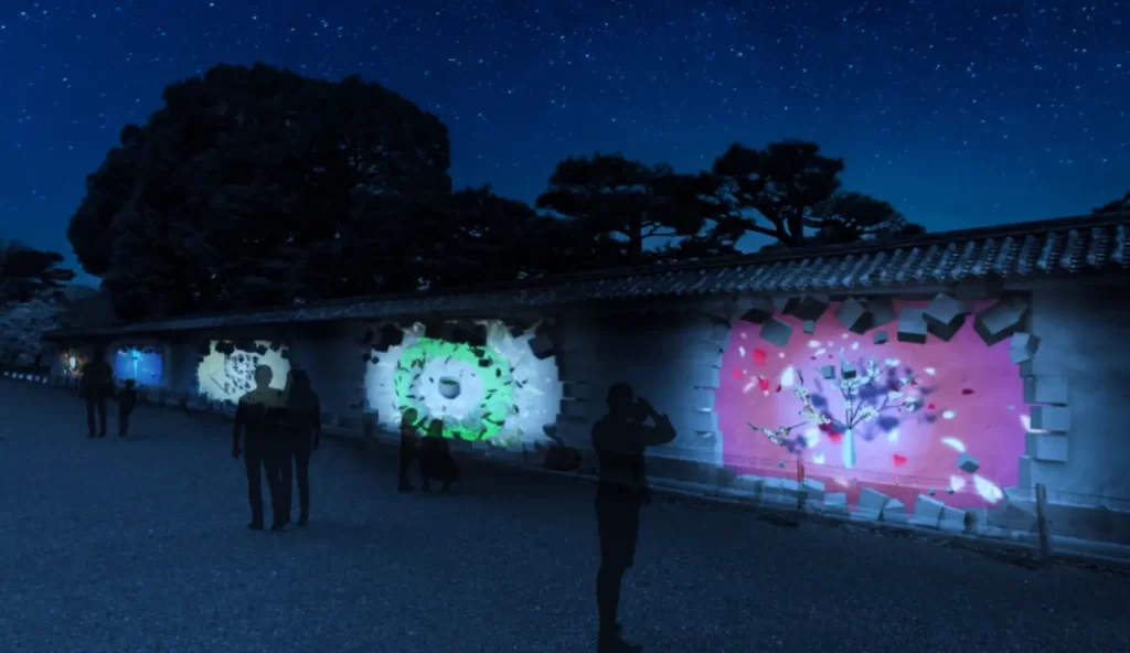 春の夜の没入体験「二条城 2026 SAKURA NIGHTS」
