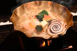 「嵐鼈樓(らんべつろう)」の湯豆腐‥すっぽんラーメン