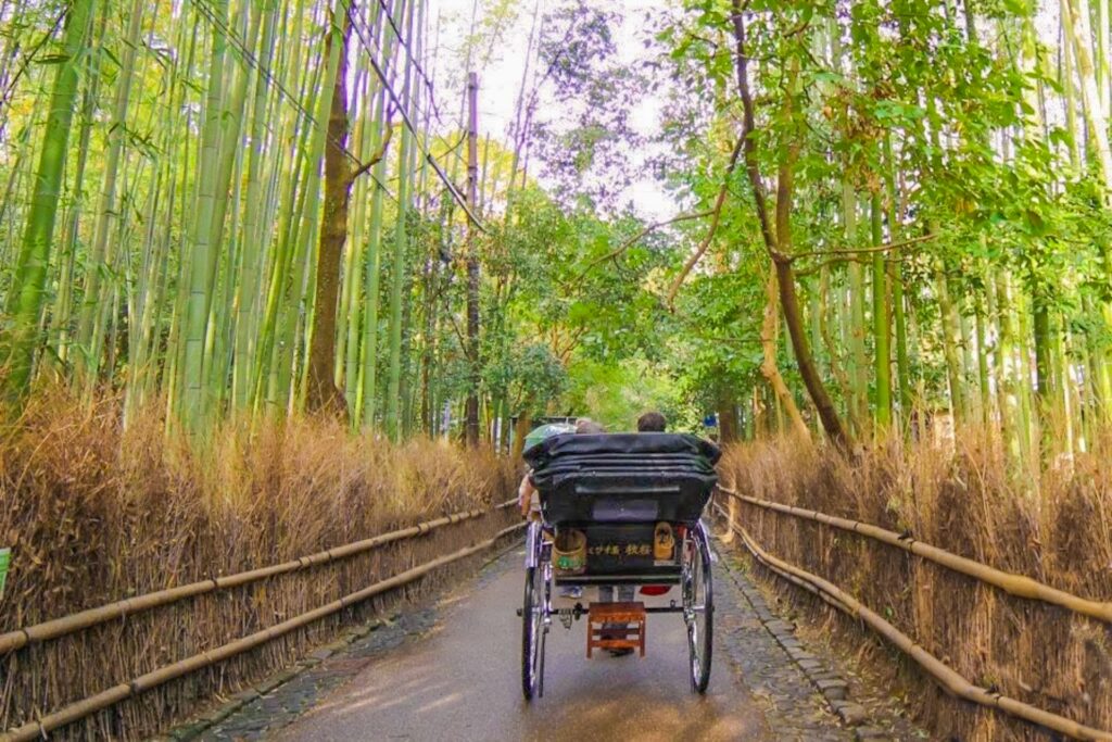 京都で人力車
