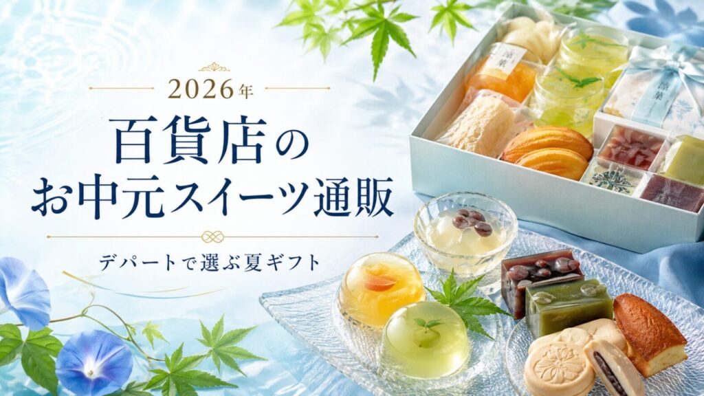 デパート。百貨店お中元スイーツ通販